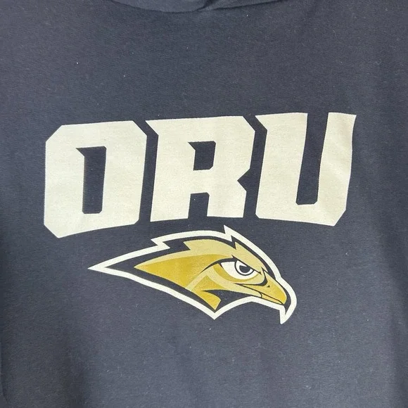 Oral Roberts Golden Eagles ORU Champion‎ Men's XS Blue Hoodie Sweatshirt - Picture 3 of 9